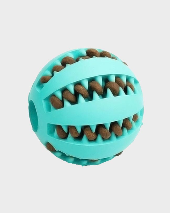 Red Rubber Treat Dispensing Ball
