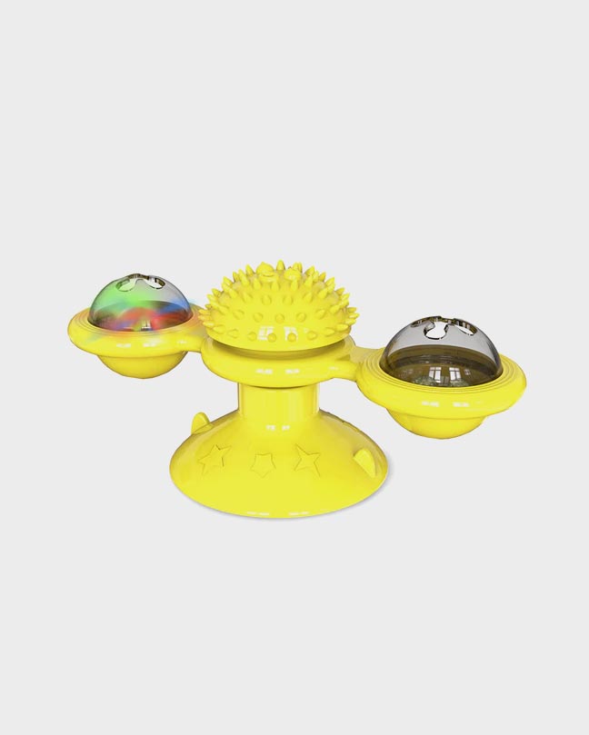 Green Rotatable Pet Massage Toy