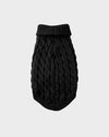 Black Knitted Pet Sweater