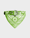 Green Pet Bandana Collar