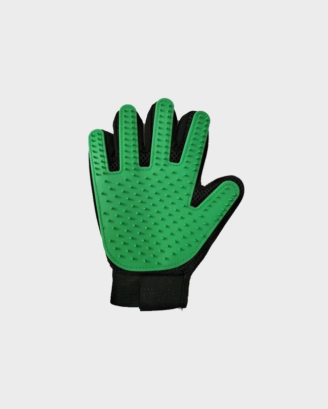Green Pet Grooming Glove