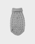 Grey Knitted Pet Sweater