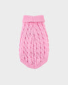 Pink Knitted Pet Sweater