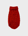Red Knitted Pet Sweater
