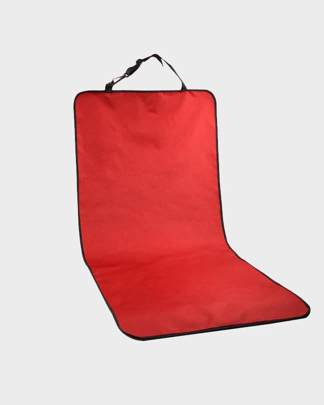 Red Pet Waterproof Car Seat Cover